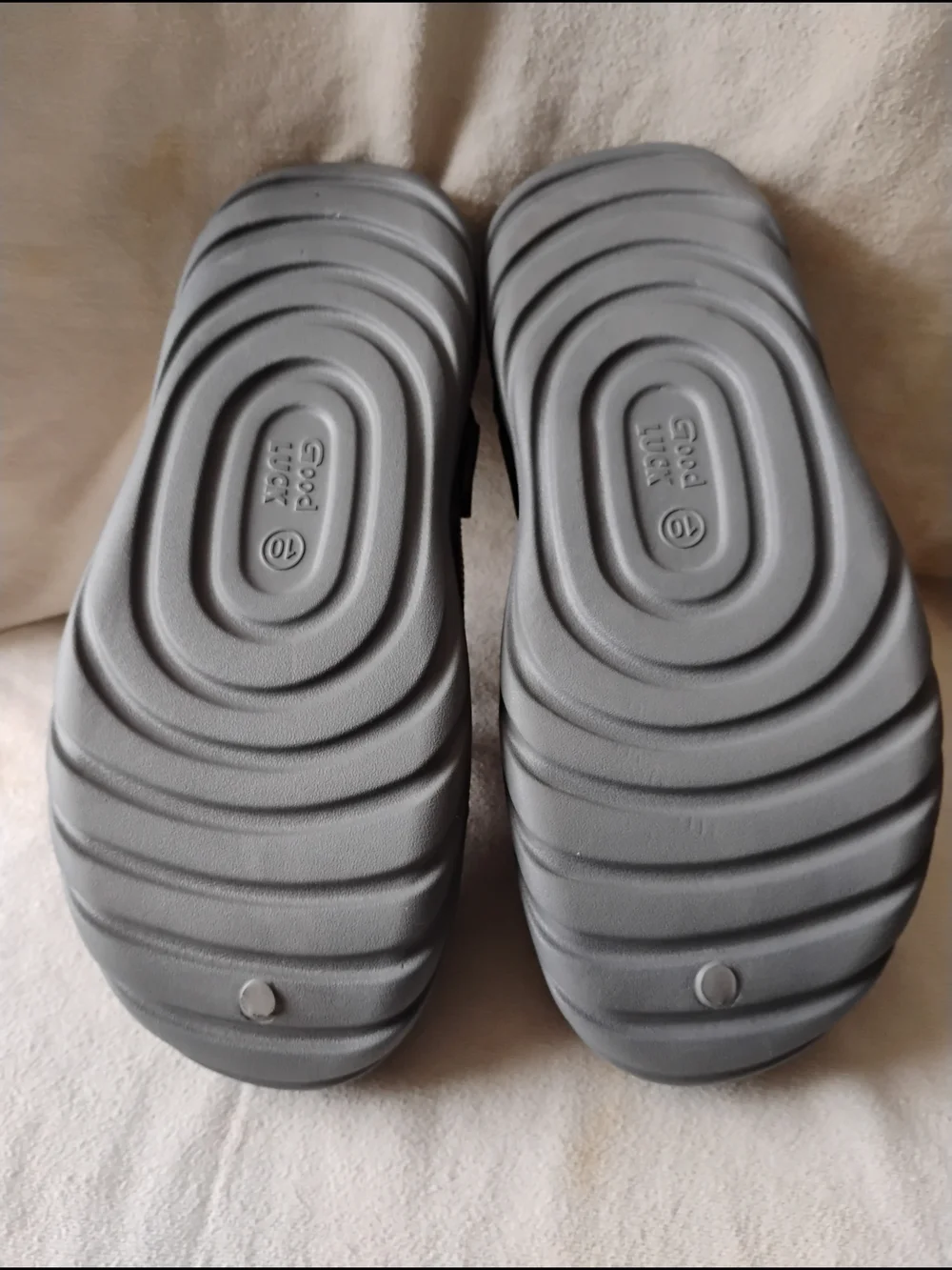 Men's Lightweight Gray Slip-On Clogs Sz 10
